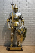 Full Body Medieval Knight Armor   Medieval Templar Knight Armor Suit   Full Size