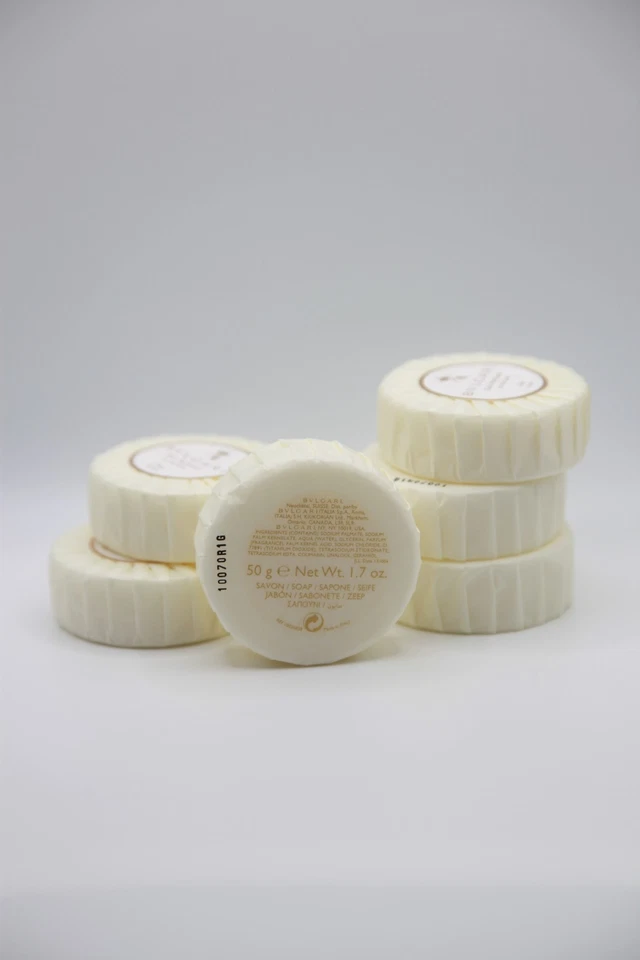 BVLGARI au thé Blanc (White Tea) Soap - 1.7oz / 50g Pack Of 6 NEW - Image 2 of 2