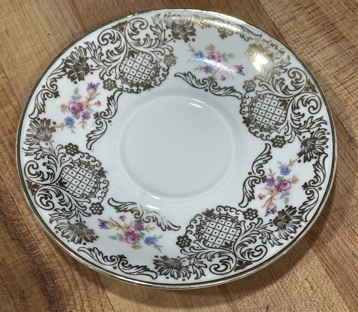 Vintage Porcelain Bavaria Elfenbein Porzellan Teacup & Saucer