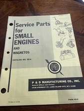 P & D service parts for small engines and magnetos catalog vintage