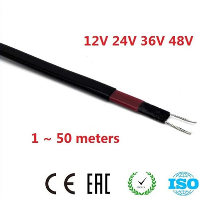 Self-regulating Heating Cable Anti-Freeze Protection Warm Wire Low Voltage 48V