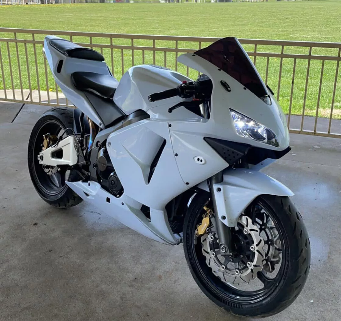 NTU White 2003 CBR600RR Fit for Fairing ABS Glossy Injection Kit