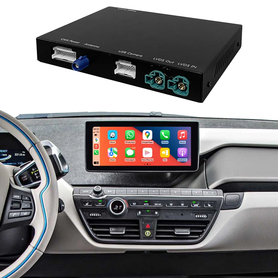 Wireless CarPlay Android Auto Interface for BMW i3 I01 NBT System 2012-2017 Foto 2 de 4