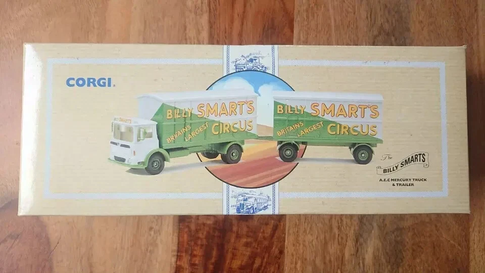 Camión y remolque Corgi 97891 AEC Mercury BILLY SMART'S CIRCUS edición limitada NUEVO Foto 2 de 3