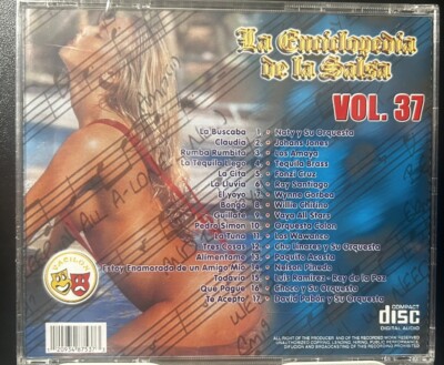 Rare CD  No Longer Made Enciclopedia Salsa V37 Lluvia Ray Santiago David Pabon