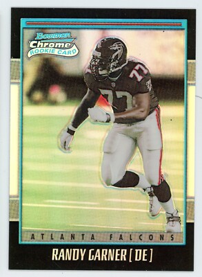 2001 Bowman Chrome Randy Gardner Rookie RC Refractor #219 #/1999 Falcons