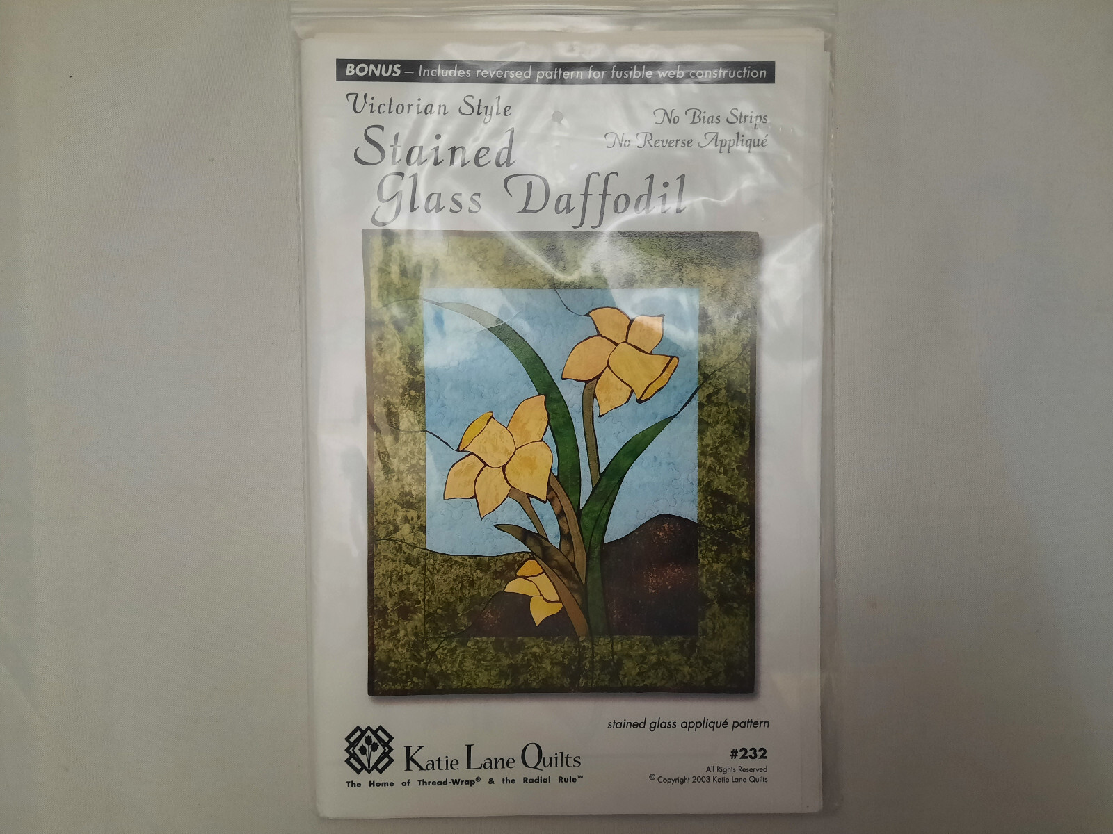 daffodil applique pattern
