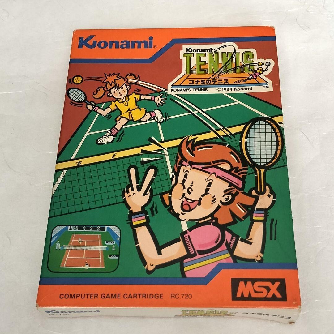 KONAMI'S TENNIS MSX RC-720 1984 Region free Konami Sports without