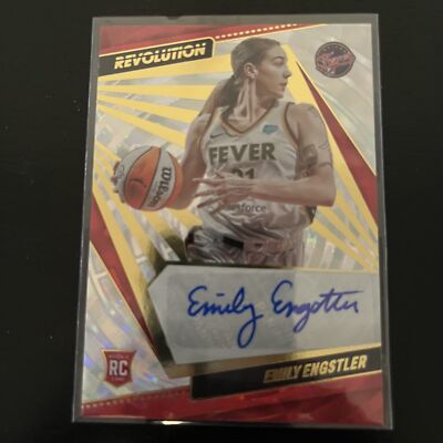 2022 Panini WNBA Revolution Autograph Emily Engstler Fractal #/99
