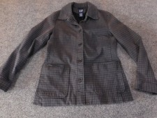 Gap Womens Jacket 6 Gray Three- Button Gray C...