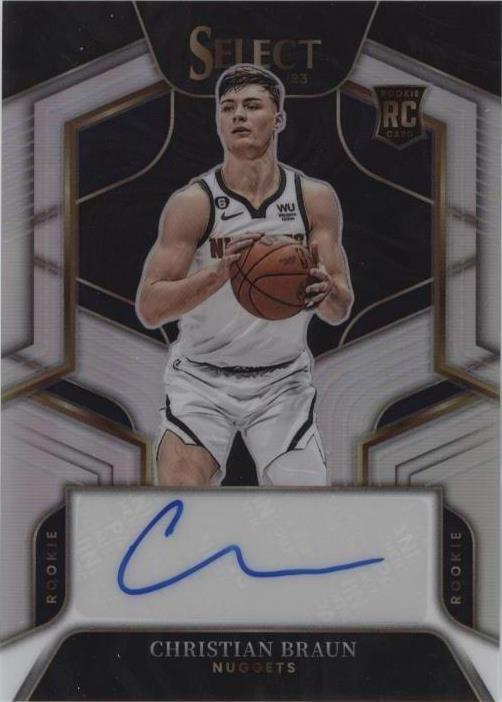 2022-23 Panini Select - Rookie Signatures Christian Braun #RS-CBR