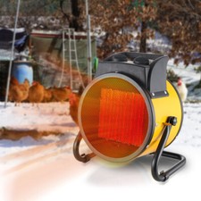 2/3kW Portable Tilting Electric Industrial Workshop Garage Space Warm Fan Heater