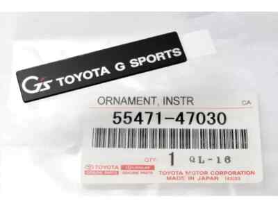 Toyota Genuine Emblem G'S G Sports Prius Zvw30 Panel Ornament