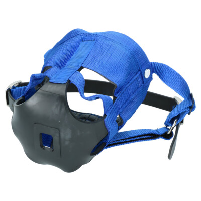 Anti-Graas Pferdemaulkorb Ultimate Muzzle mit Nasenloch & Lederband für Pony
