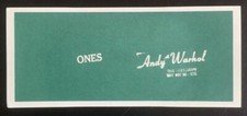Andy Warhol Multiple Ones Art Cash $1 E.A.T. 1971