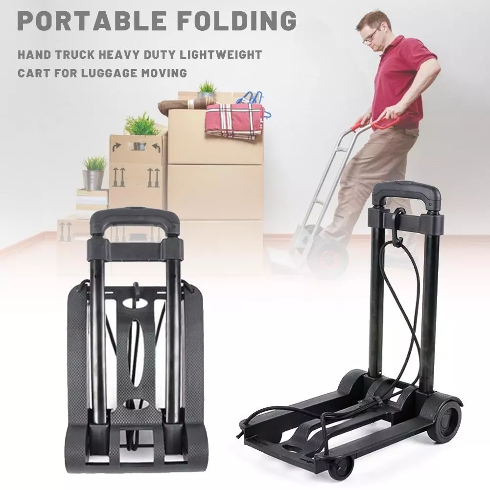 Luggage moving outlet trolley