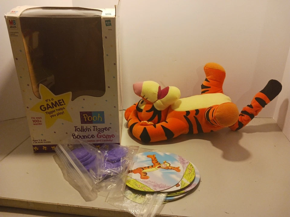 Talkin Tigger Bounce Game Hide and Seek Milton Bradley 1998 sin probar en caja Foto 2 de 4