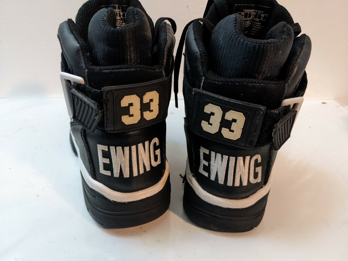 PATRICK EWING ATHLETICS 33 HI Black Leather/White OG 1VB90014-011