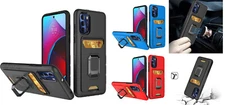 FOR Motorola Moto G Stylus 4G XT2211DL 2022 Card Ring Stand Case Phone Cover 