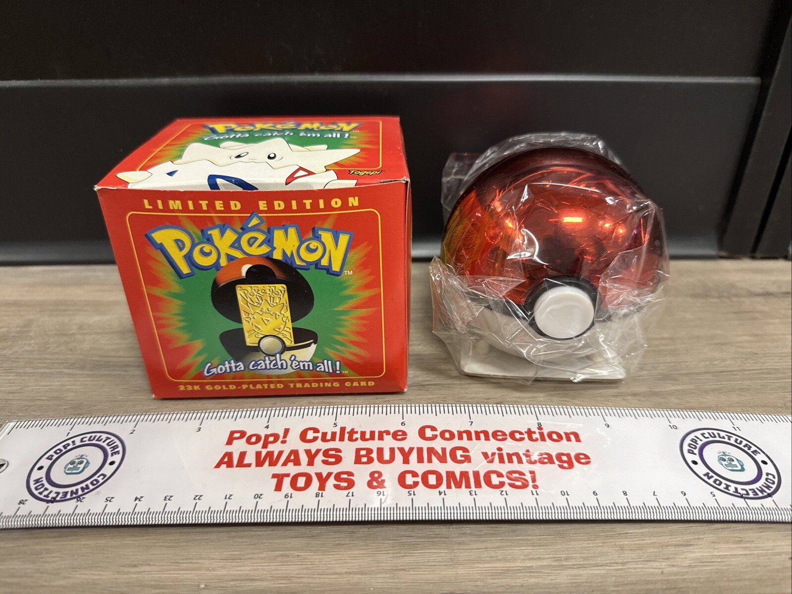 1999 Pokemon Togepi 23k Gold Plated Trading Card Sealed