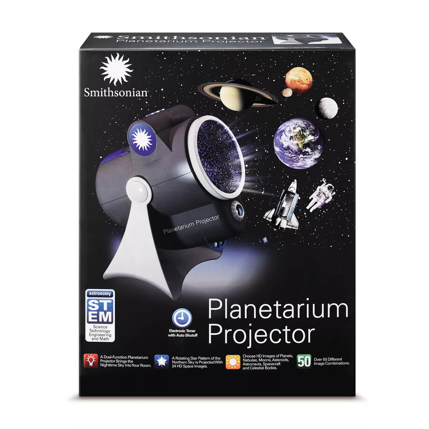 Smithsonian Dual-Function Planetarium Projector w 24 HD Space Images & More B293