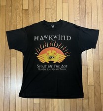 VTG Hawkwind Spirit of the Age North American Tour 1995 Shirt Lemmy Motörhead XL