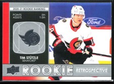2021-22 UD  Rookie Retrospective Tim Stutzle #H1R4B
