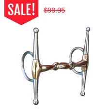 Mikmar Cupreon Full Cheek Snaffle with Ergöm Lozenge Mouthpiece | Horse Bits