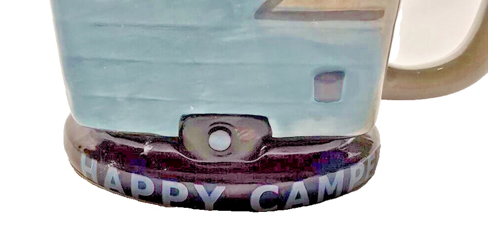 Taza de cerámica Happy Camper de Big Mouth Inc. 16 oz. Taza muy divertida para aficionados al camping Foto 4 de 4