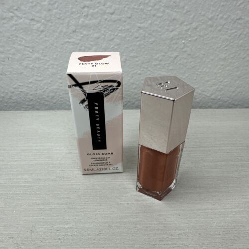NEW FENTY BEAUTY Gloss Bomb Universal Lip Luminizer (FENTY GLOW) Travel SZ 5.5ml - Picture 1 of 3