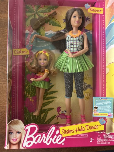 Barbie Hermanas Hula Baile Patrón Y Chelsea Nuevo 2011 RARO - Imagen 3 de 6