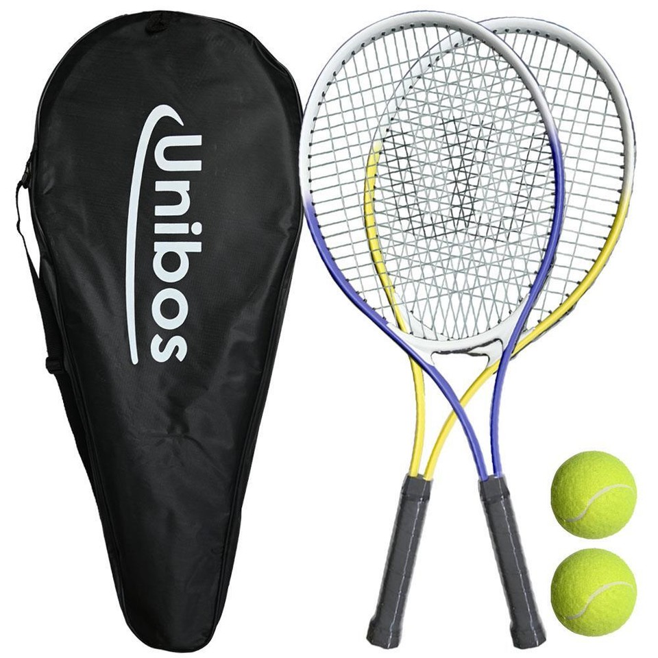 27 inch Adults Tennis Racquets Tennis Racket Set with 2 Tennis Balls ...