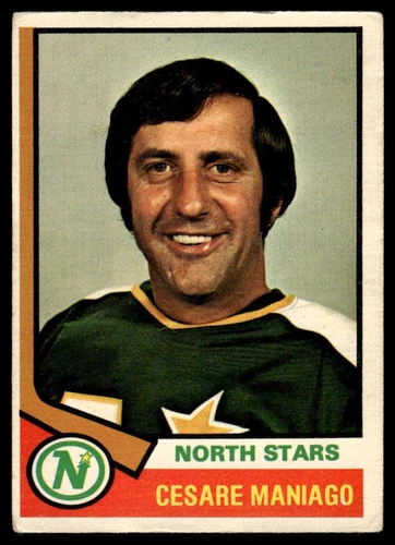 1974-75 O-Pee-Chee Cesare Maniago Minnesota North Stars #26