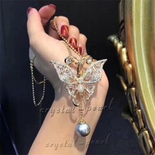 custom  AAA grey natural  pearl south sea necklace pendant  12 MM corsage