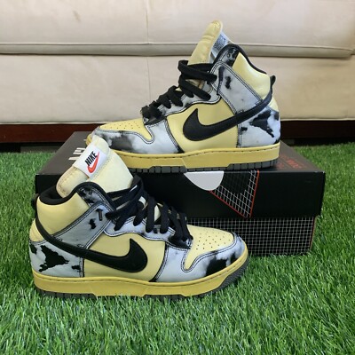 Nike Dunk High 1985 Black Acid Wash 2021