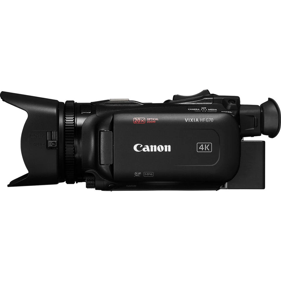 Canon Vixia HF G70 UHD 4K Camcorder (Black) 5734C002 - 7PC Accessory Bundle - Image 3 of 4