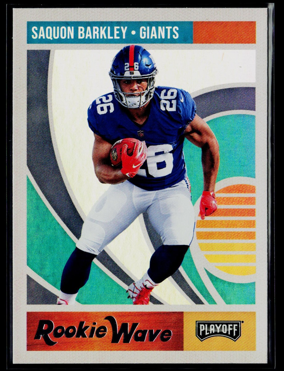 Saquon Barkley 2018 Panini Playoff #2 Rookie Wave New York Giants