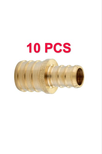 10 PCS 1" X 3/4" PEX FITTING STRAIGHT REDUCING COUPLING NSF  LEAD FREE