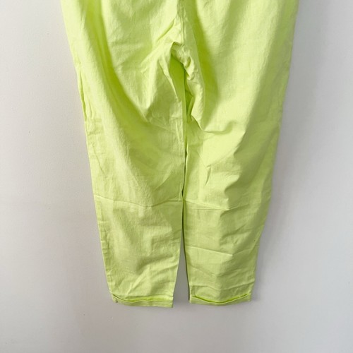 J.Crew Linen-Cotton Blend Drawstring Pants Neon Yellow Size 6 AW839 $69 NEW - Picture 8 of 10