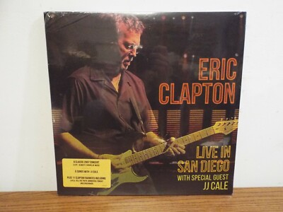 レア Eric Clapton Live in San Diego 3LP ERIC CLAPTON JJ CALE LIVE SET IN SAN DIEGO SEALED 3 LP VINYL ALBUM