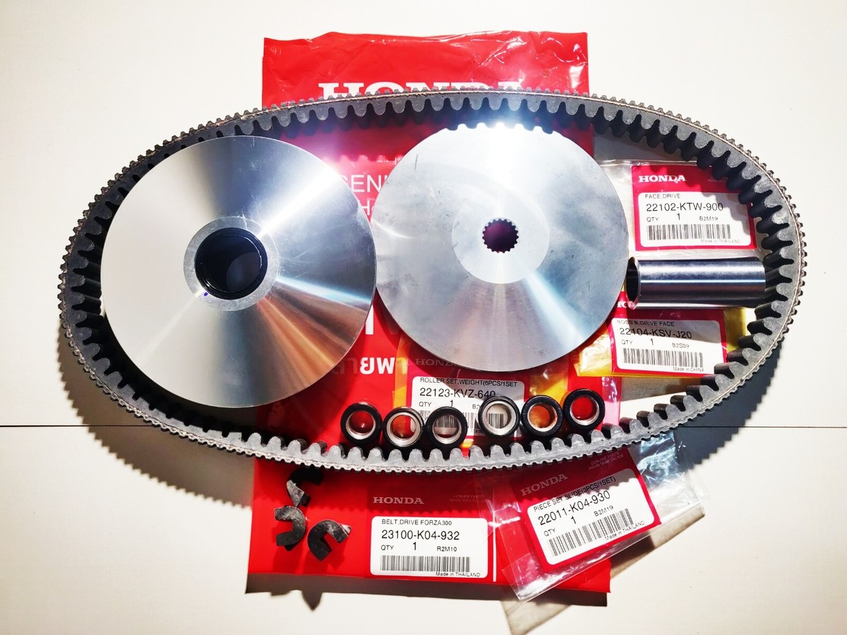 Genuine HONDA FORZA 300 Transmission Kit Belt Face Drive Rollers