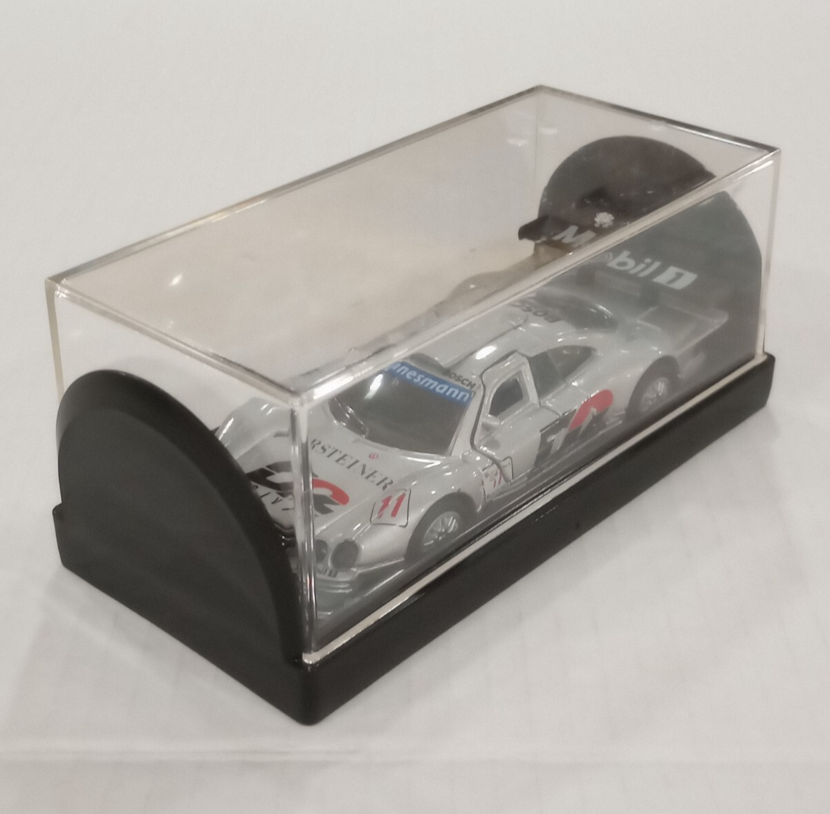 Mercedes-Benz CLK GTR ミニカー 1/64 Poprace Mercedes-Benz CLK GTR (Silver) Car Model