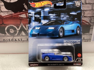 HOT WHEELS REAL RIDERS RUBBER TIRE  94 BUGATTI EB110 HWP B8