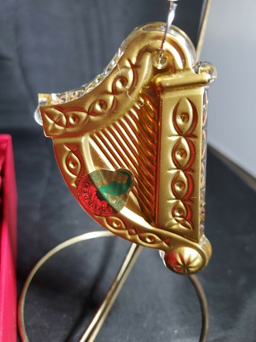 2014 Annual Waterford Crystal Gold Harp Christmas Ornament 164964 - Bild 6 von 8