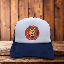 Ozzy For President Mens Trucker Hat Navy Snapback Heavy Metal Baseball Cap