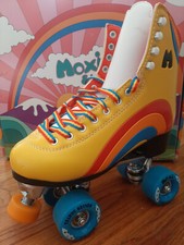 Moxi Rainbow Rider Roller Skates, Yellow, Size 7