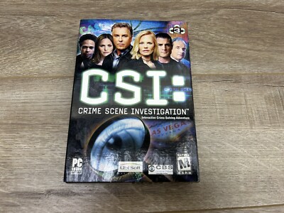 CSI: Crime Scene Investigation PC 2003 Computer Game Brand New