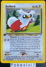 Pokemon Card DELIBIRD 5/64 HOLO Neo Revelation EDITION 1 Wizards English on eBay