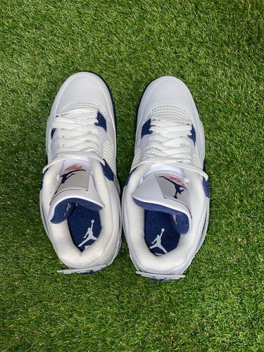 Air Jordan 4 Retro Midnight Navy B-Grade Men’s Size 9 DH6927-140 NEW - 第 7/11 張圖片