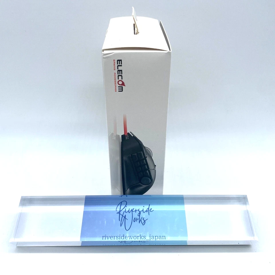 ELECOM gaming mouse DUX wired 14 button 3500dpi hardware macro M-DUX50BK JP - Image 4 of 4